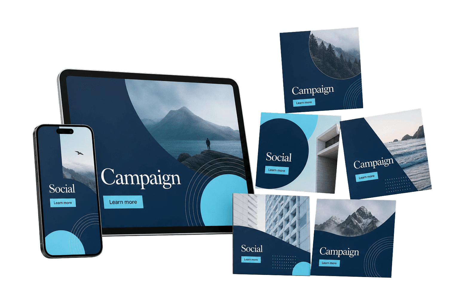 Social and campaign graphics concept